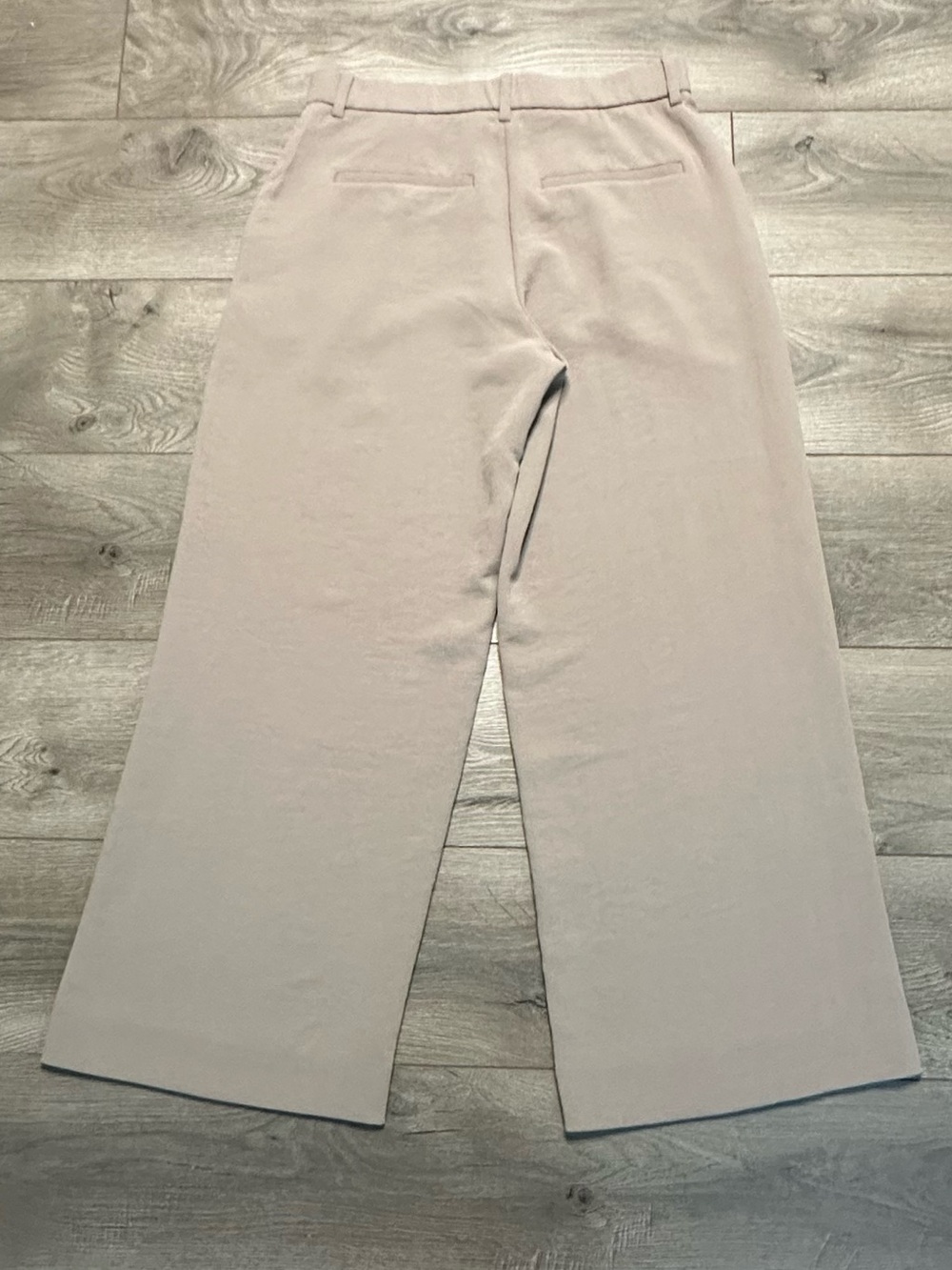 Abercrombie & Fitch Sloan Tailored Wide Leg Pleated High Rise Dress Pants Tan 30 - Picture 4 of 13